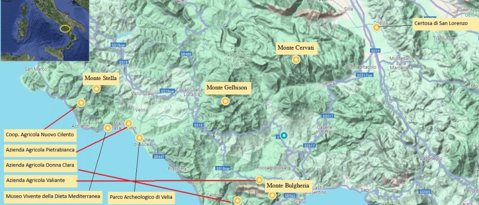 Mappa il cammino italia196 oleo130524
