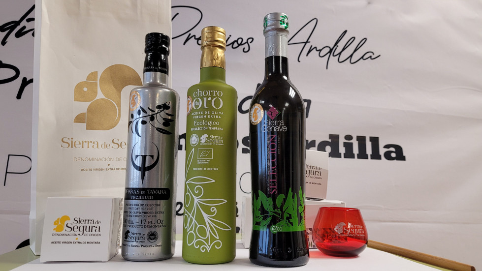 DOP Sierra de  Segura Premios Ardilla 2024 Ganadores aceite de oliva oleo141223