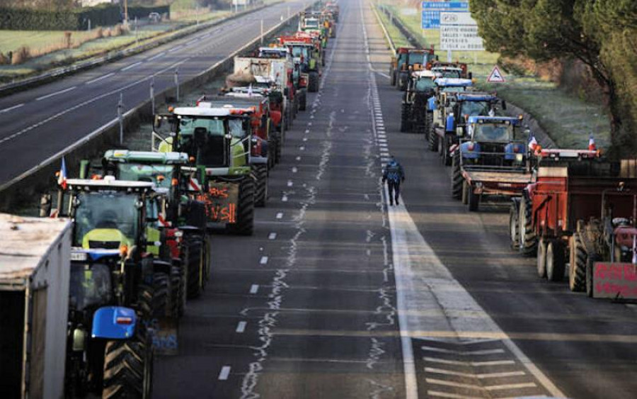 Concentracion agricutores francia fepex oleo300124
